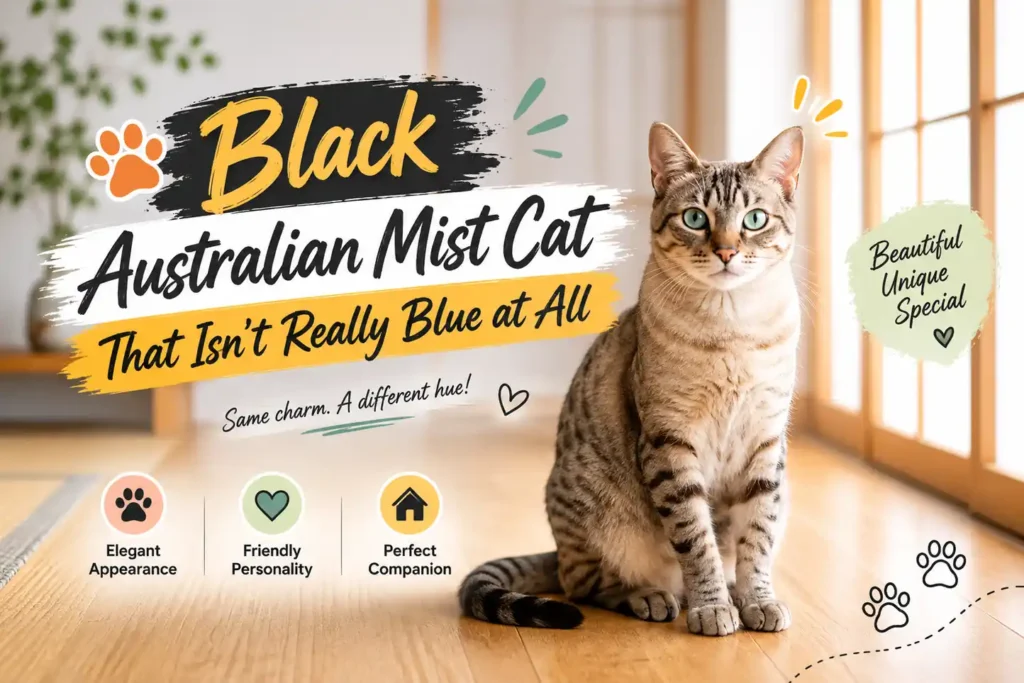 Black Australian Mist cat