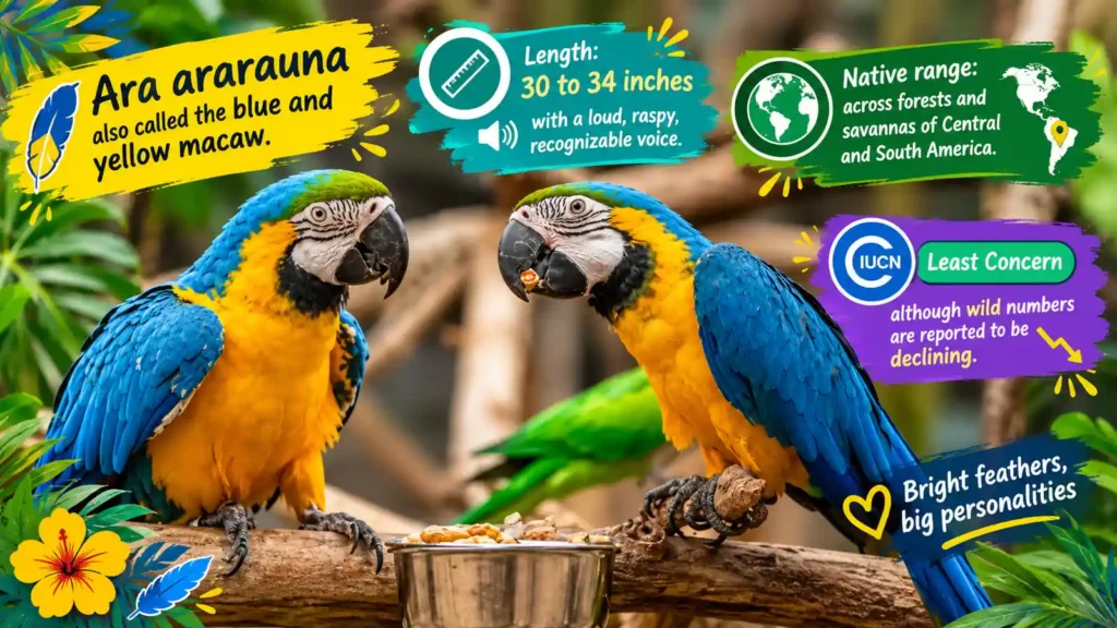 Blue and Gold Macaw facts 