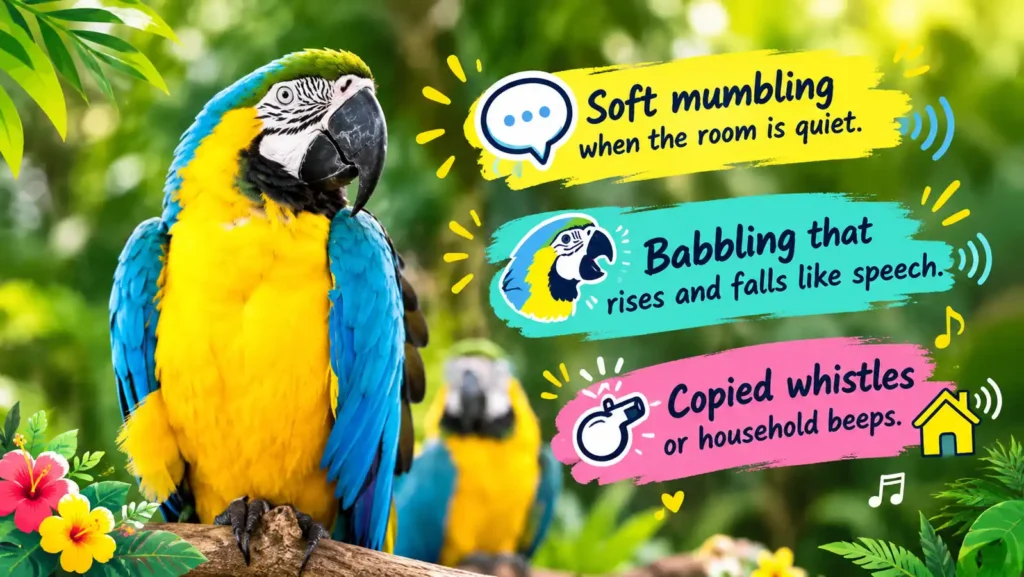 Blue and Gold Macaw sounds