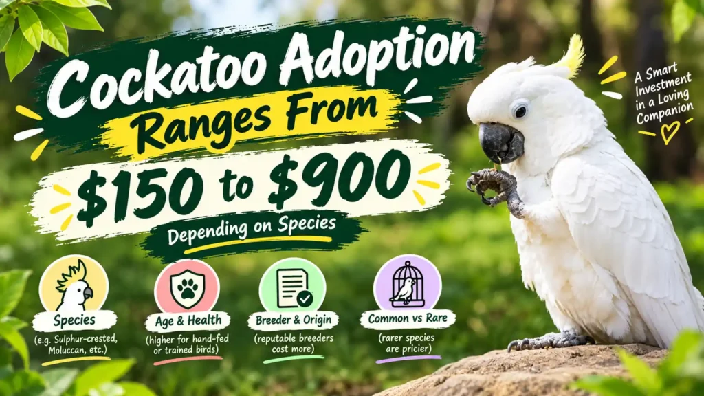 Cockatoo adoption price