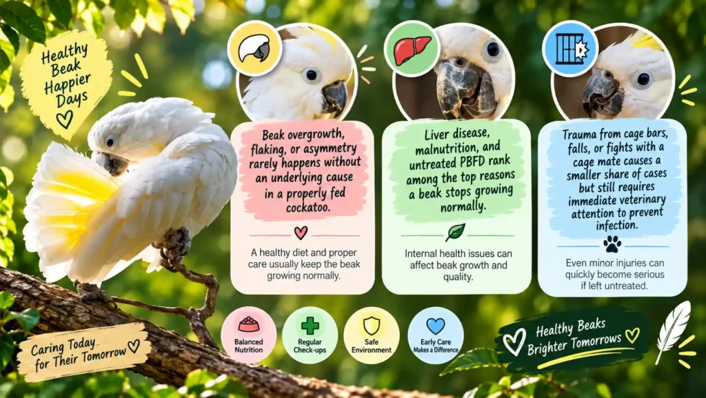 Cockatoo beak health