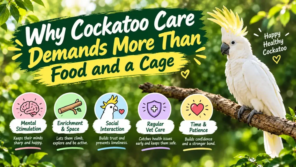 Cockatoo care essentials