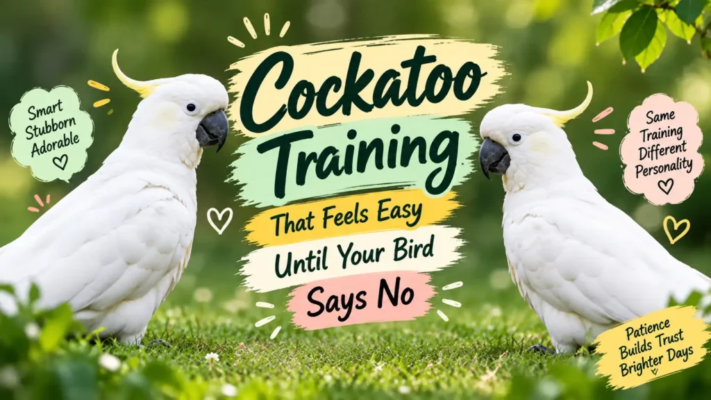 Cockatoo training tips