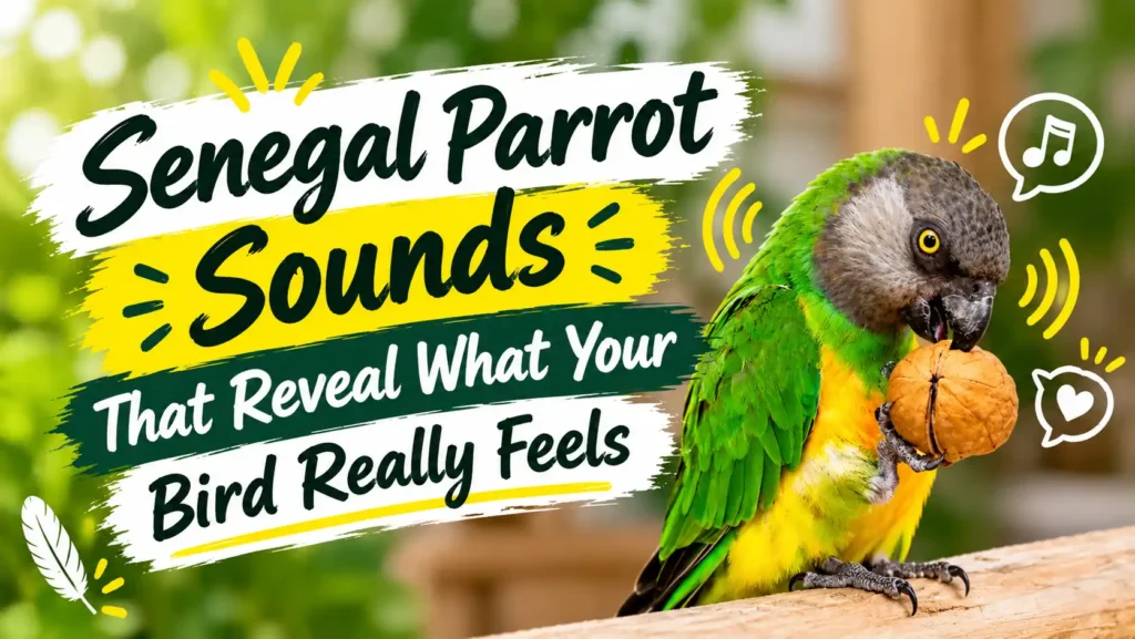 Senegal Parrot sounds and emotions