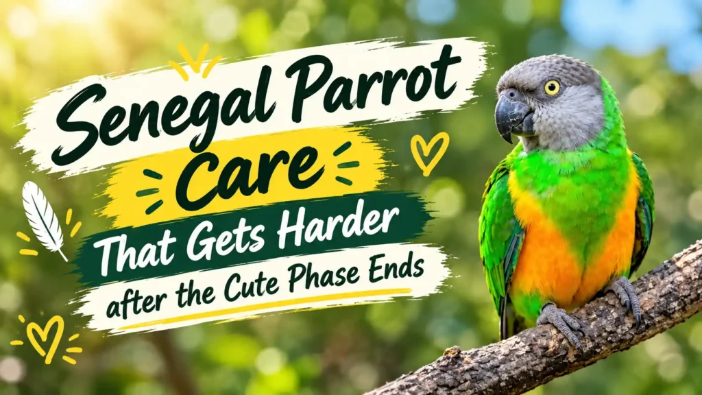 Senegal parrot care